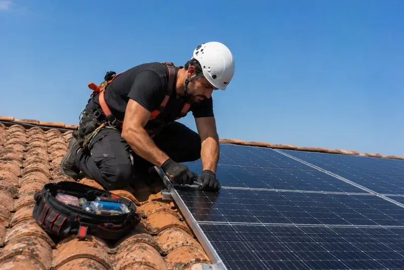 Maintenance et monitoring de panneaux solaires à Rognes